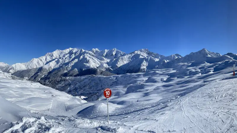 Contamines ski area
