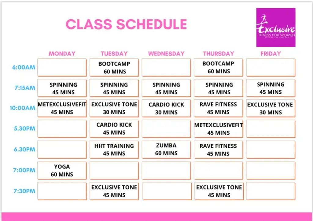 Exclusive Fitness For Women