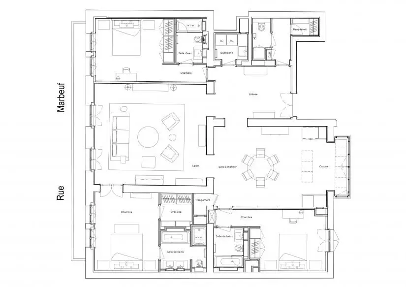 SPA BLACK DOOR - MARBEUF