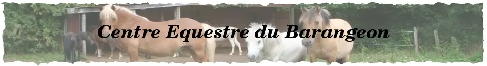 EARL CENTRE EQUESTRE DU BARANGEON
