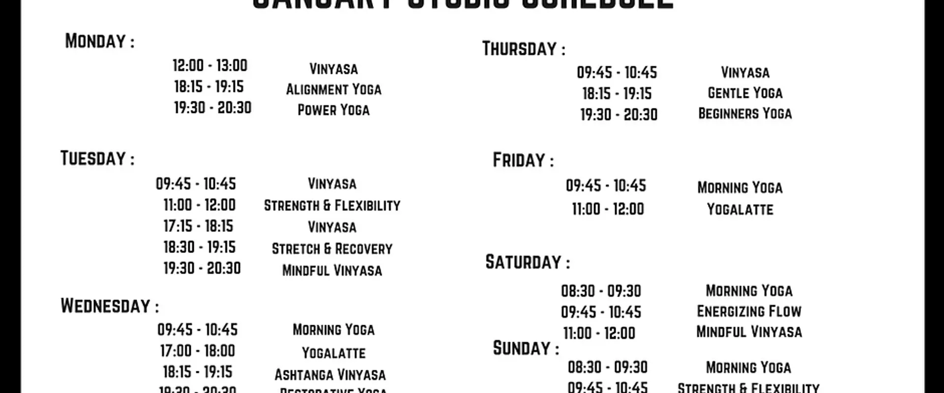 The Yoga Club Billericay