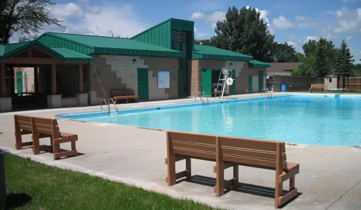 Morris community swimming pool