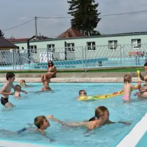 Summer swimming pool
