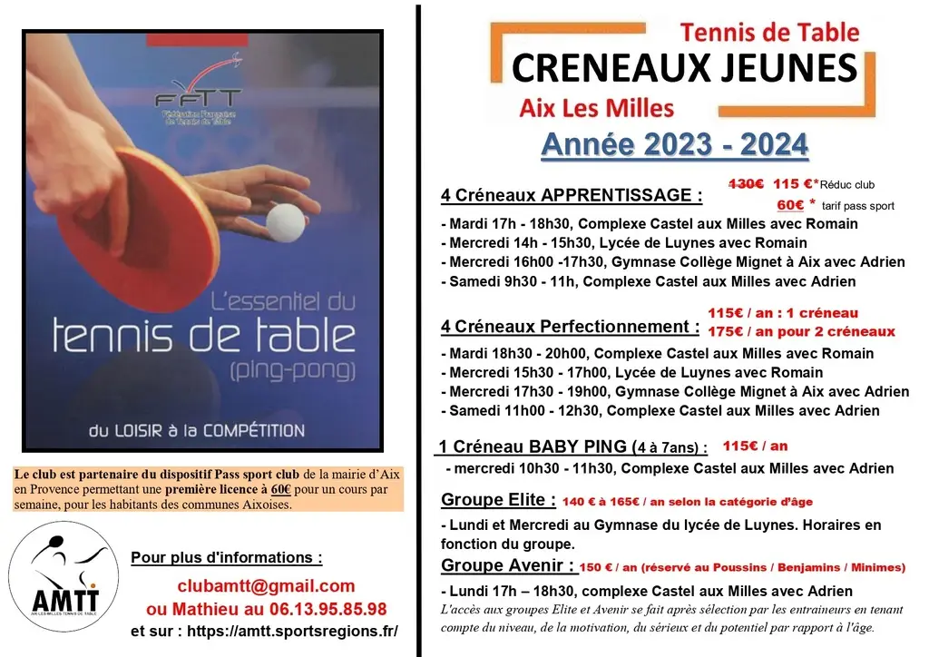 Aix les Milles Tennis de Table