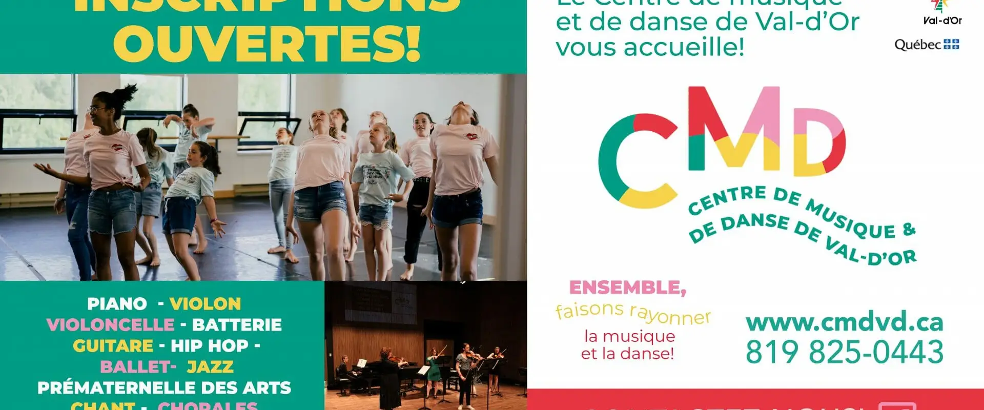 Centre De Musique Et De Danse Inc