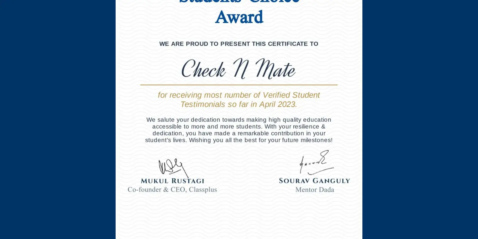 Check N mate -Move it smart Pvt Ltd, HSR