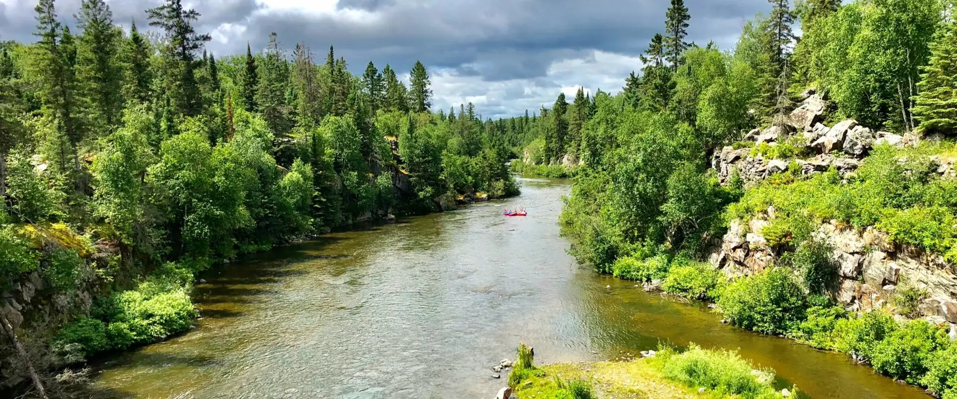 Pinawa Channel Float and Paddle