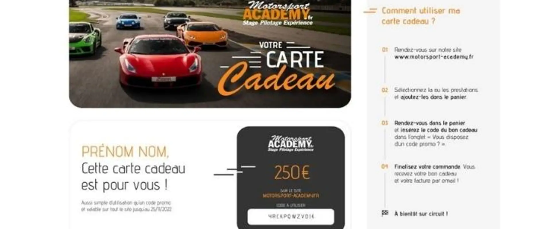 Motorsport Academy - Stage de Pilotage à Nantes