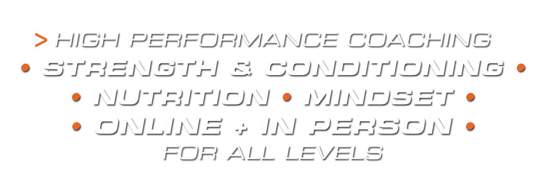 Strong Athlete High Performance Coaching
