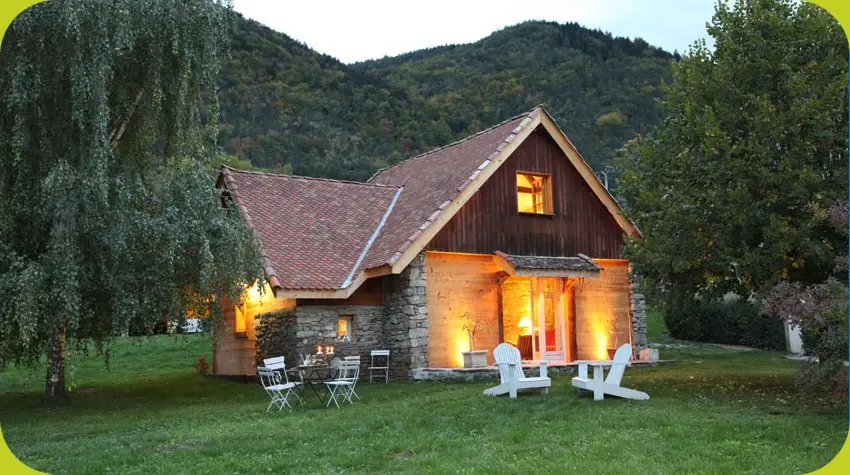 La Longère: location chalet avec piscine et sauna Lac de Monteynard