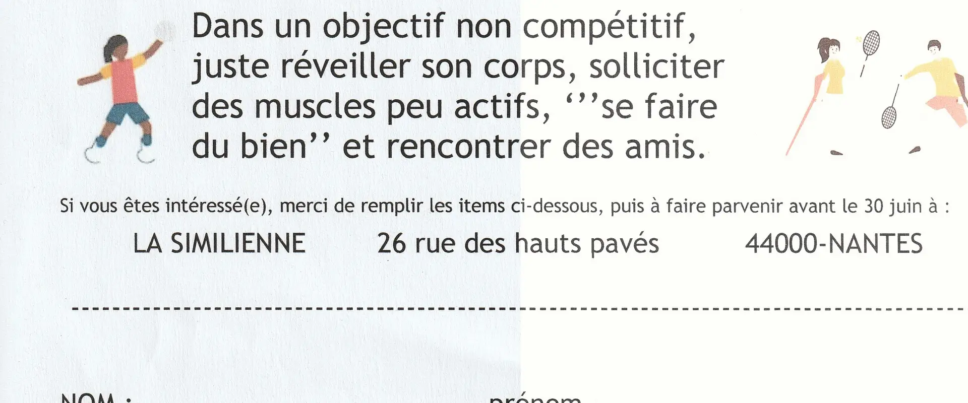Association Sportive et Culturelle La SIMILIENNE de NANTES