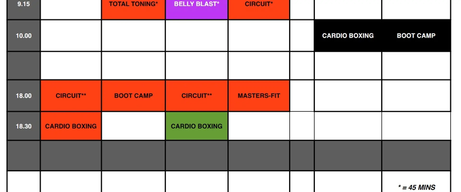 Masters Fitness