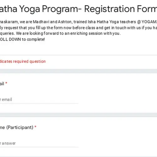 Yogam Isha Hatha Yoga