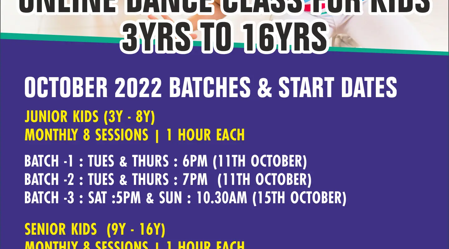 SMART STEPS Online Dance Classes For Kids Teens Ladies & Adults