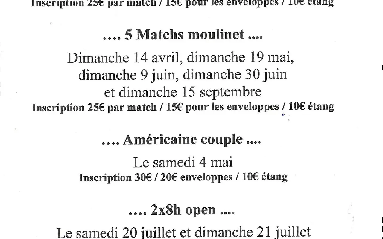 Carpodrome l'étang des brandes