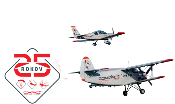 Tandemový zoskok COMPACT Skydive