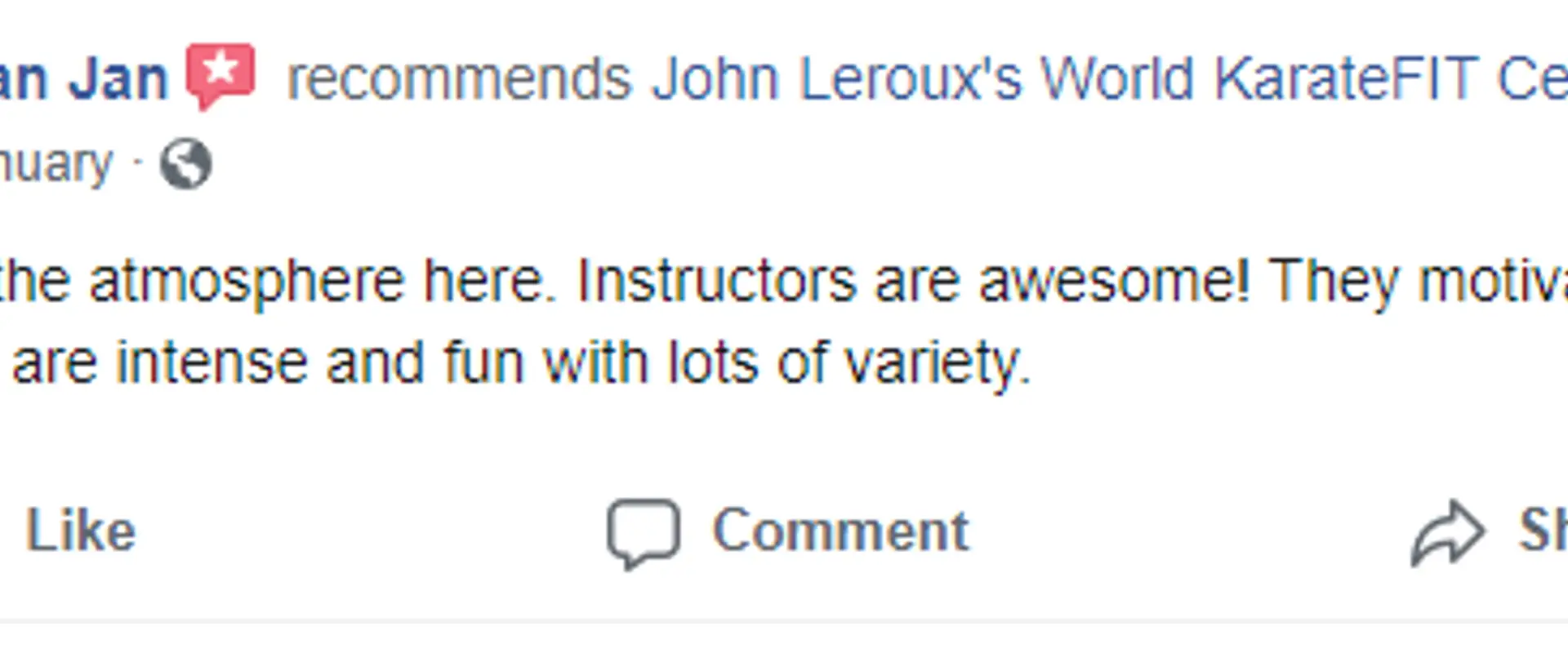 John Leroux's World KarateFIT Centre