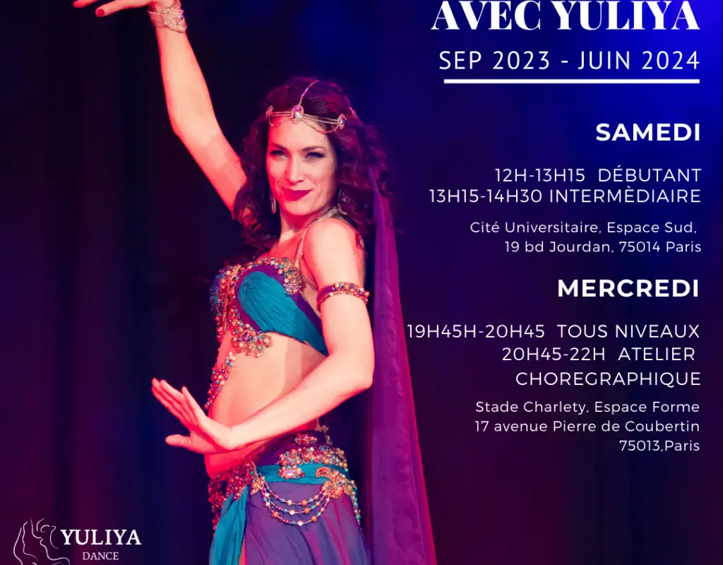 Cours de danse orientale avec Yuliya