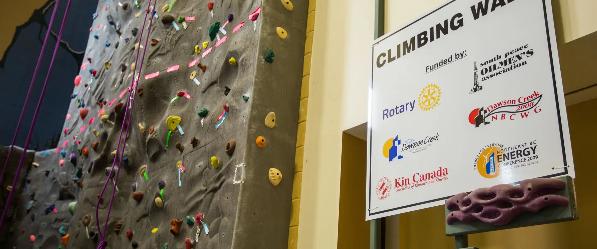Dawson Creek Climbing Wall