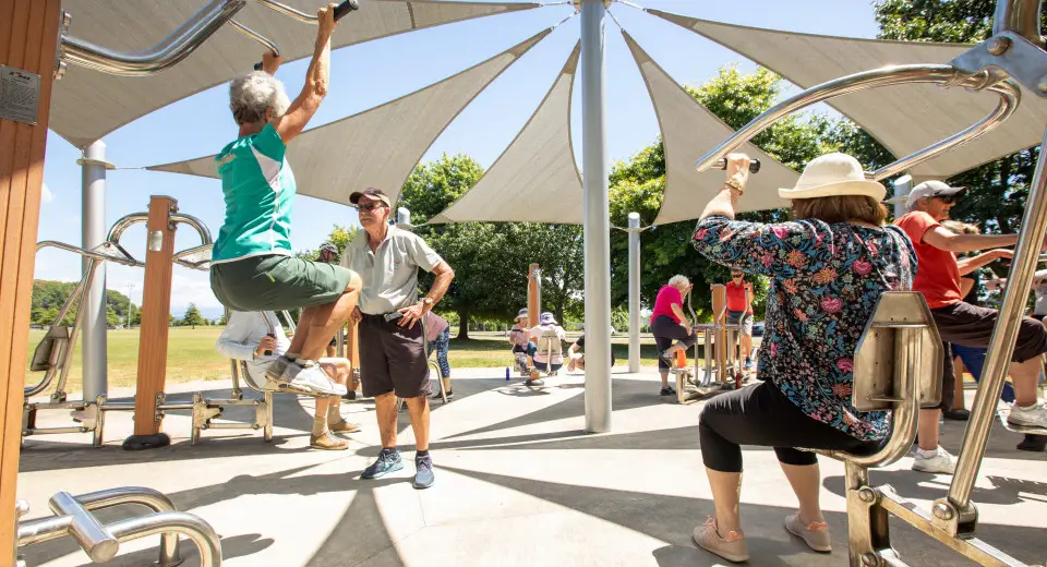 Saxton Field Outdoor Fitness Station