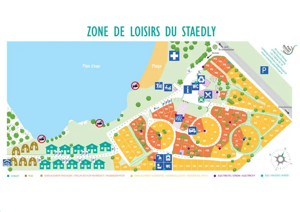 Camping Plage du Staedly