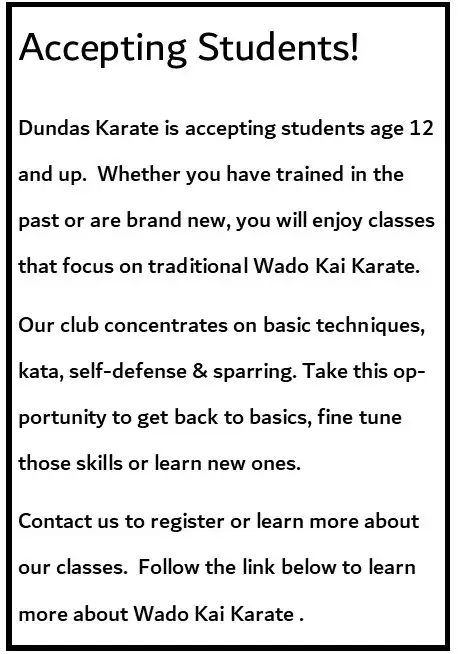 Dundas Karate
