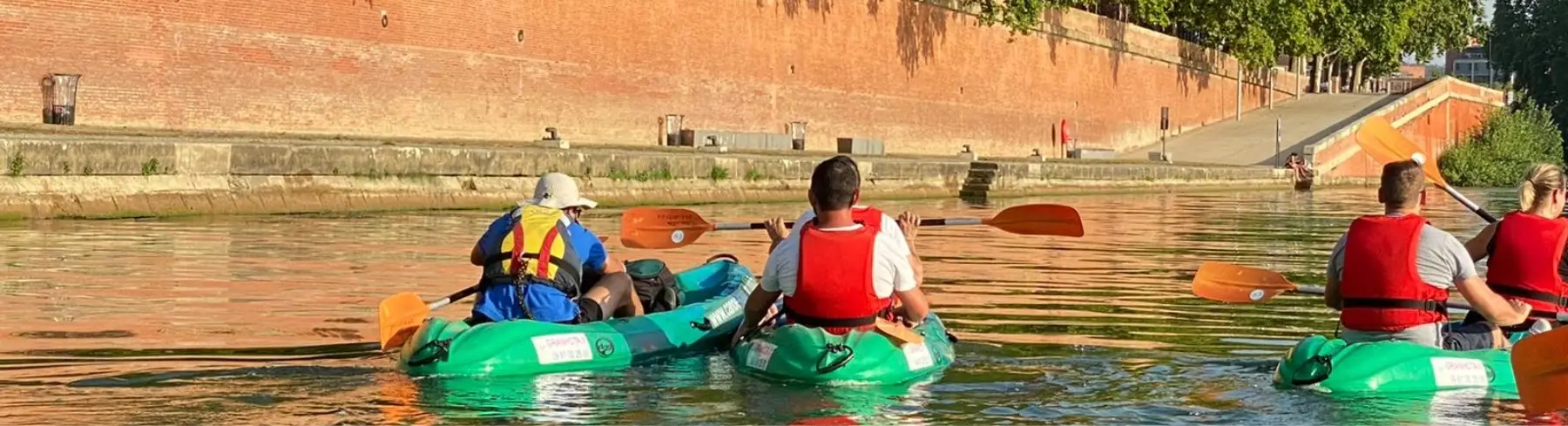 Arrivée de Canoë-kayak Granhòta à Portet