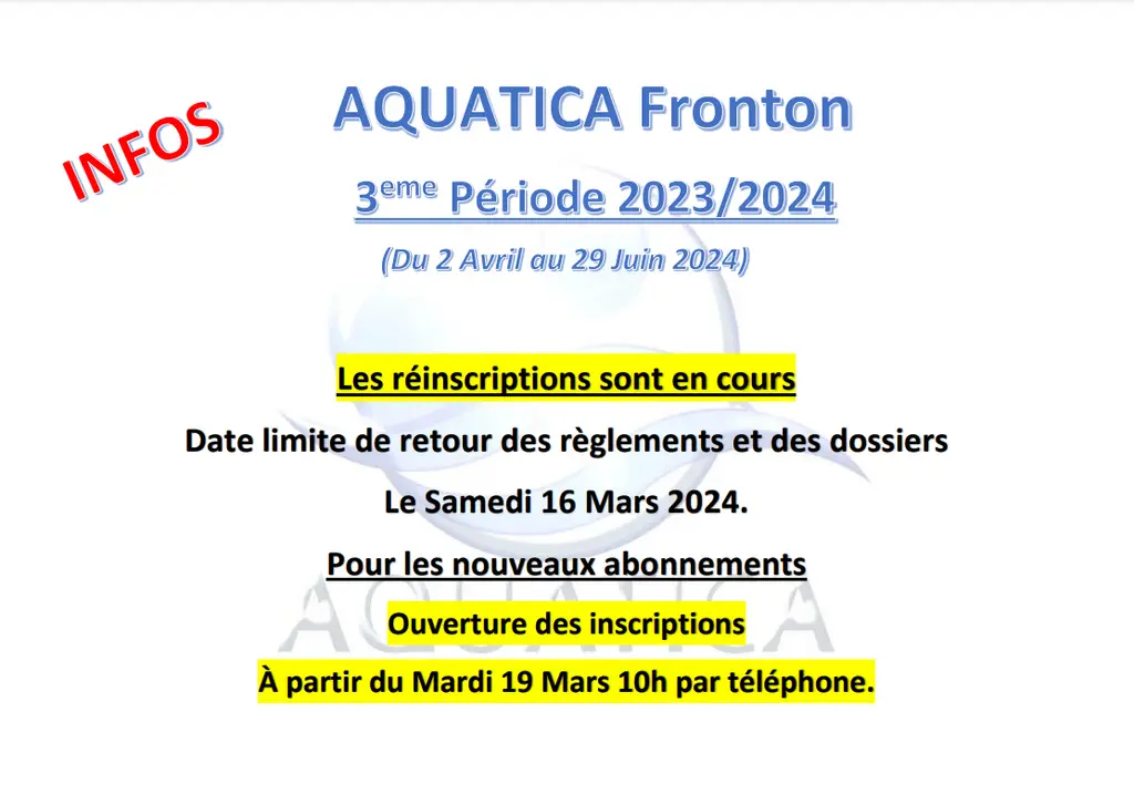 Aquatica Fronton