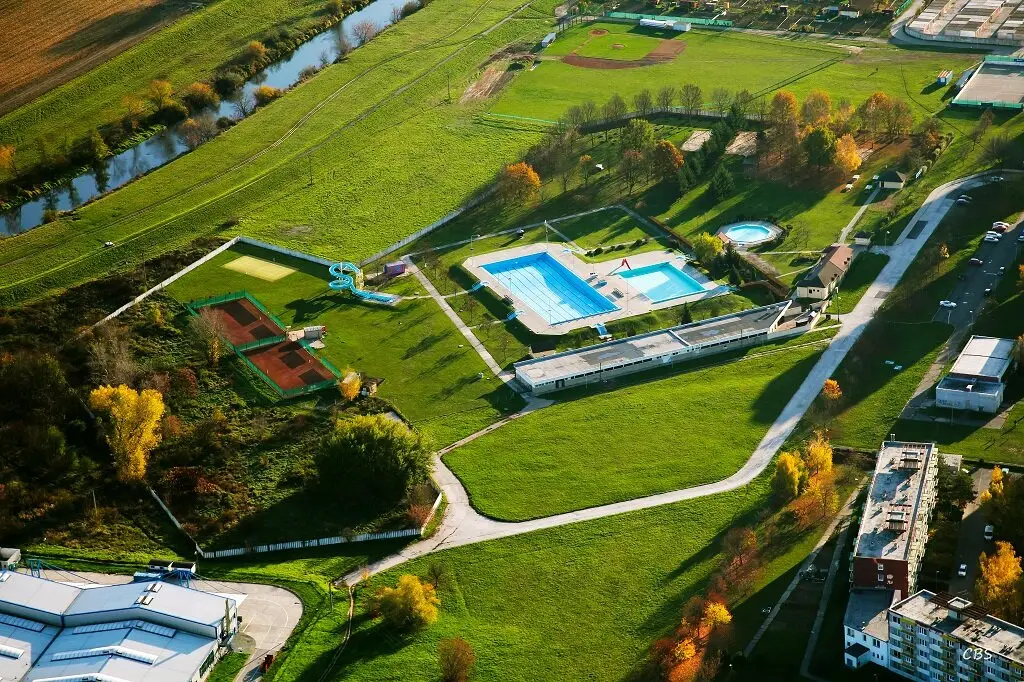 Summer swimming pool
