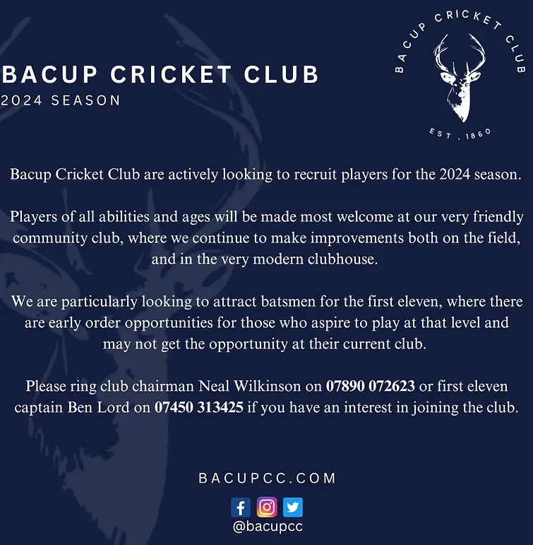 Bacup Cricket Club