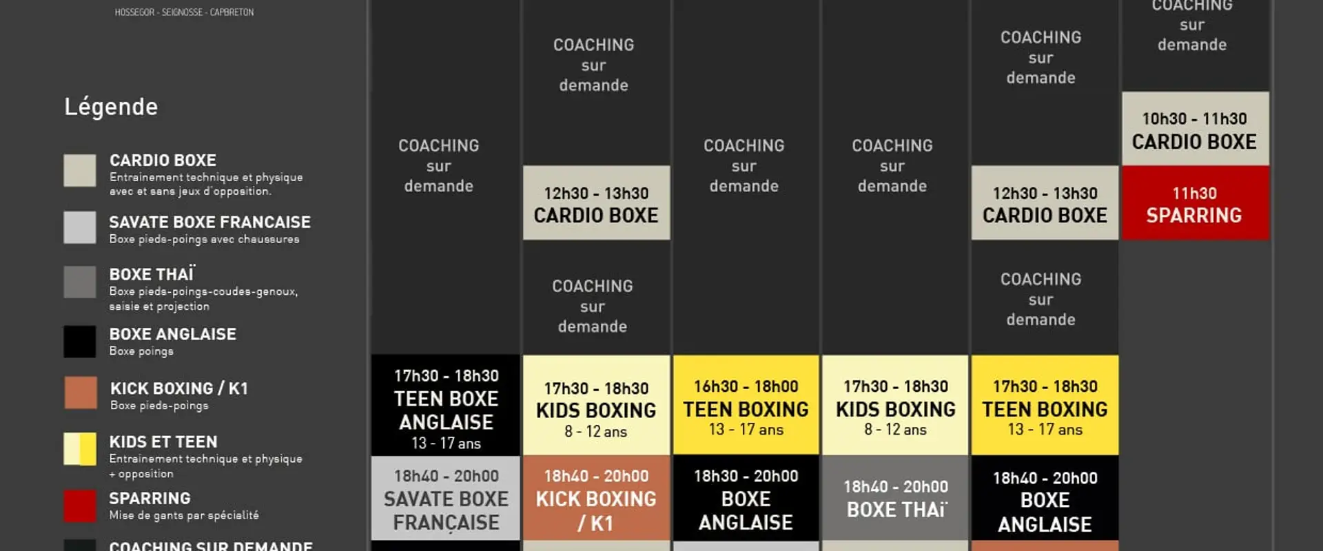 AOSSA boxing et training club