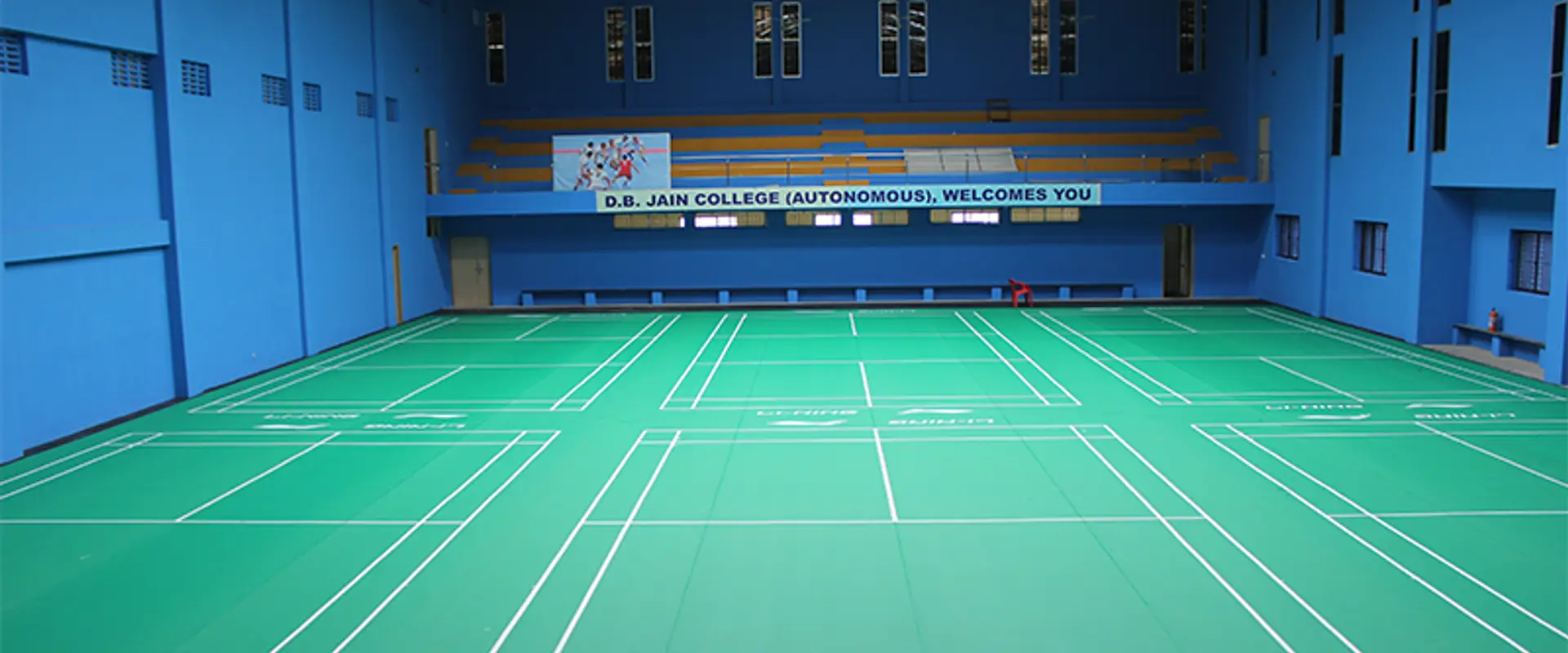 D B Jain College Badminton Court