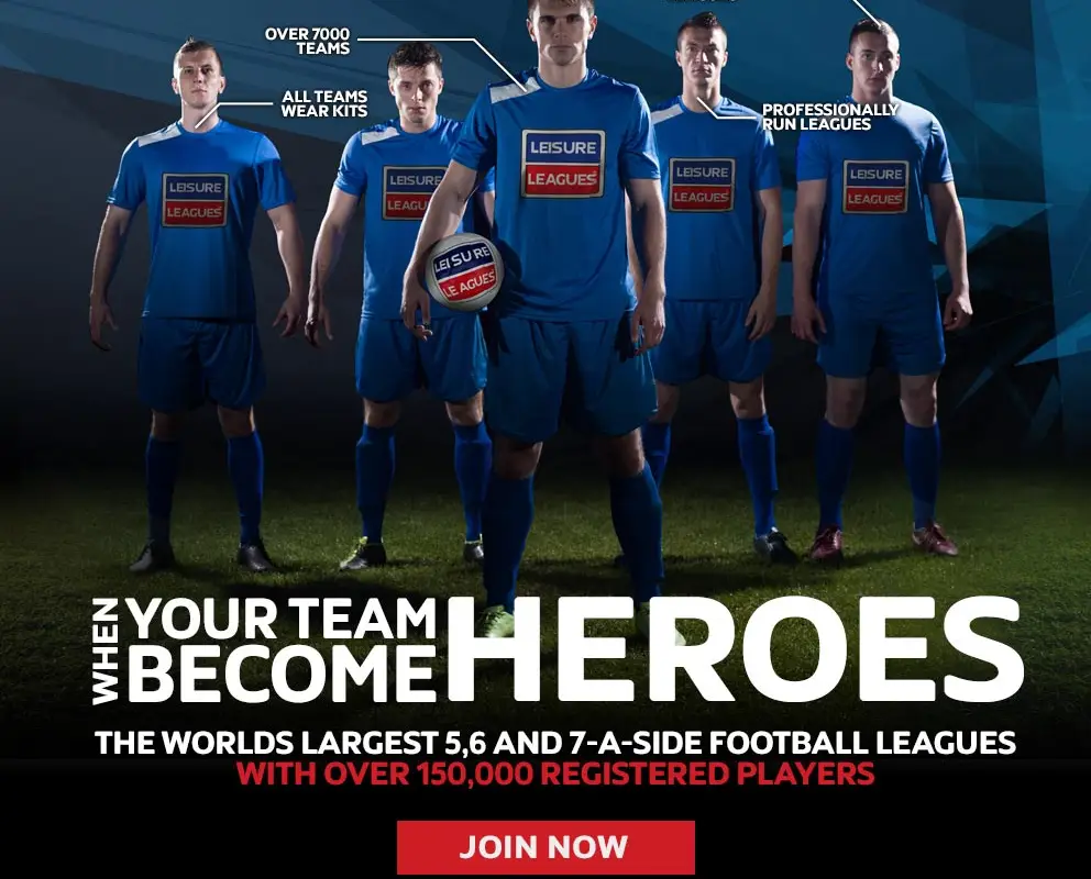 Leisure Leagues 6 a side Chesterfield
