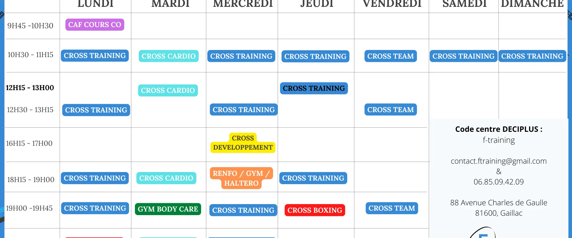 F.Training