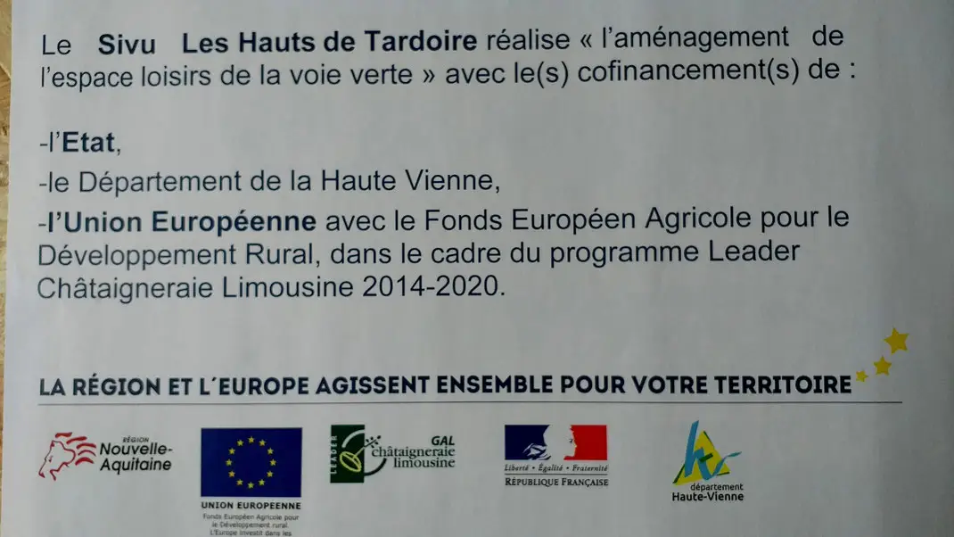 La Voie Verte des Hauts de Tardoire en Limousin