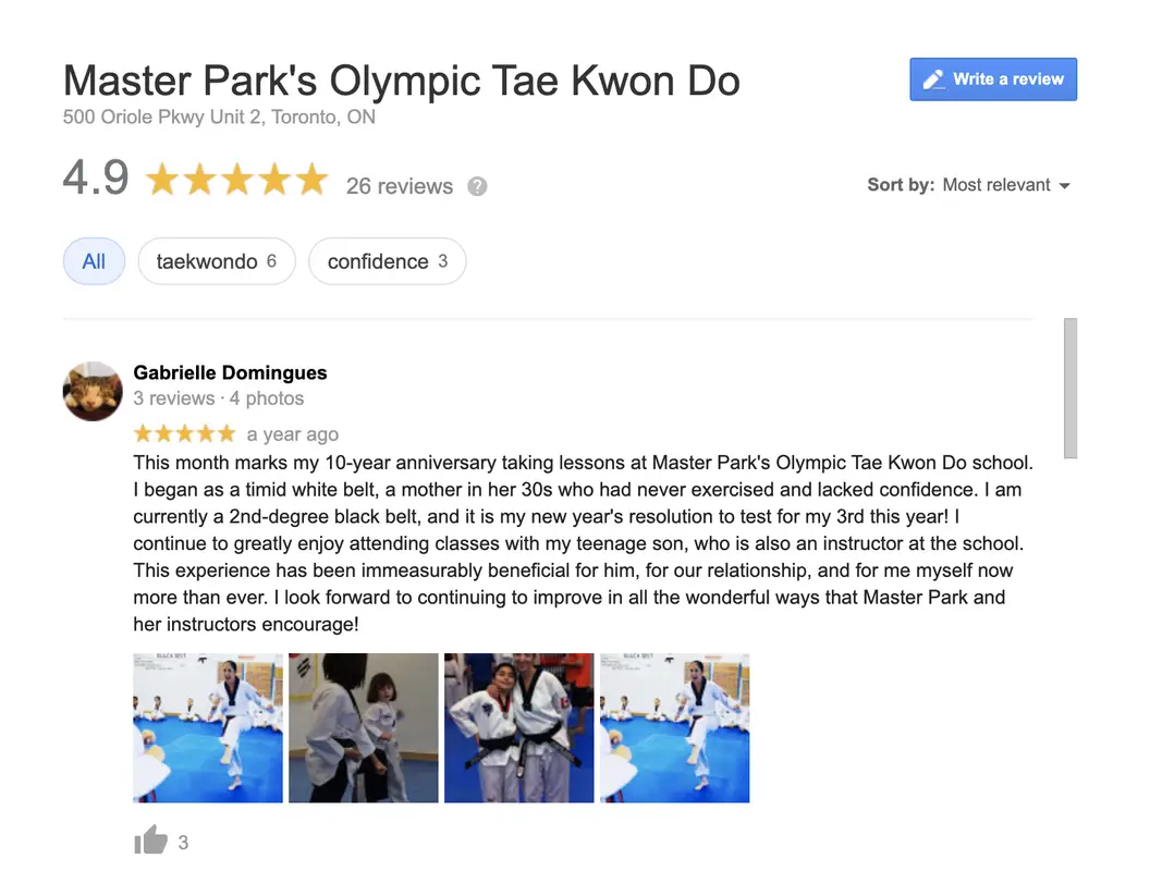 Master Park's Olympic Tae Kwon Do
