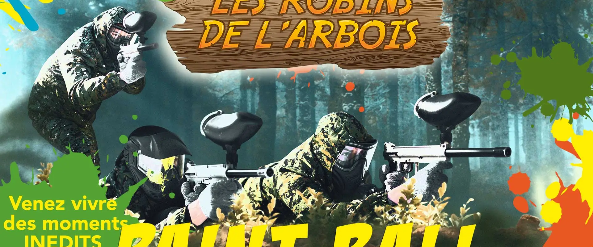 Paintball Plan de Campagne Aix Marseille Les Robins de l'Arbois