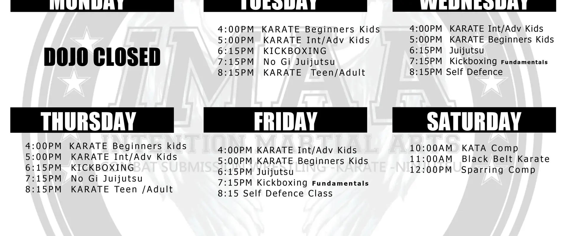 Intention Martial Arts Academy