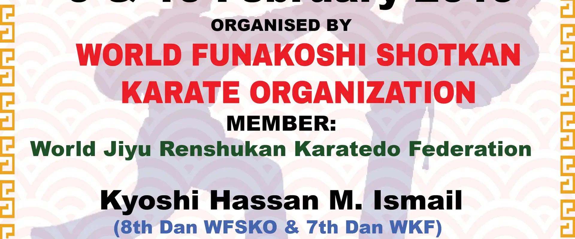 Karate training Class { Funakoshi shotokhan karate-Do association }