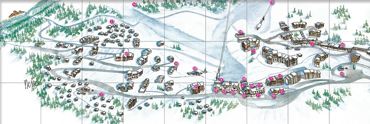 Point de vente forfaits de ski - Vallandry