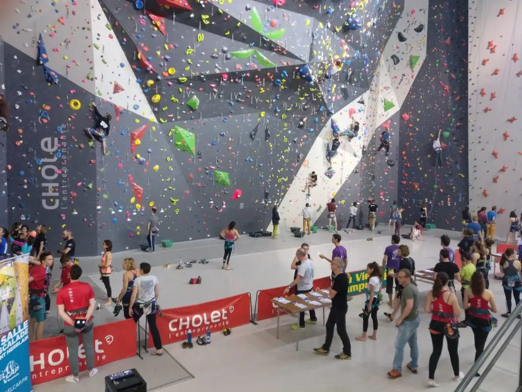 Club AESM Cholet - Mur escalade Grégoire