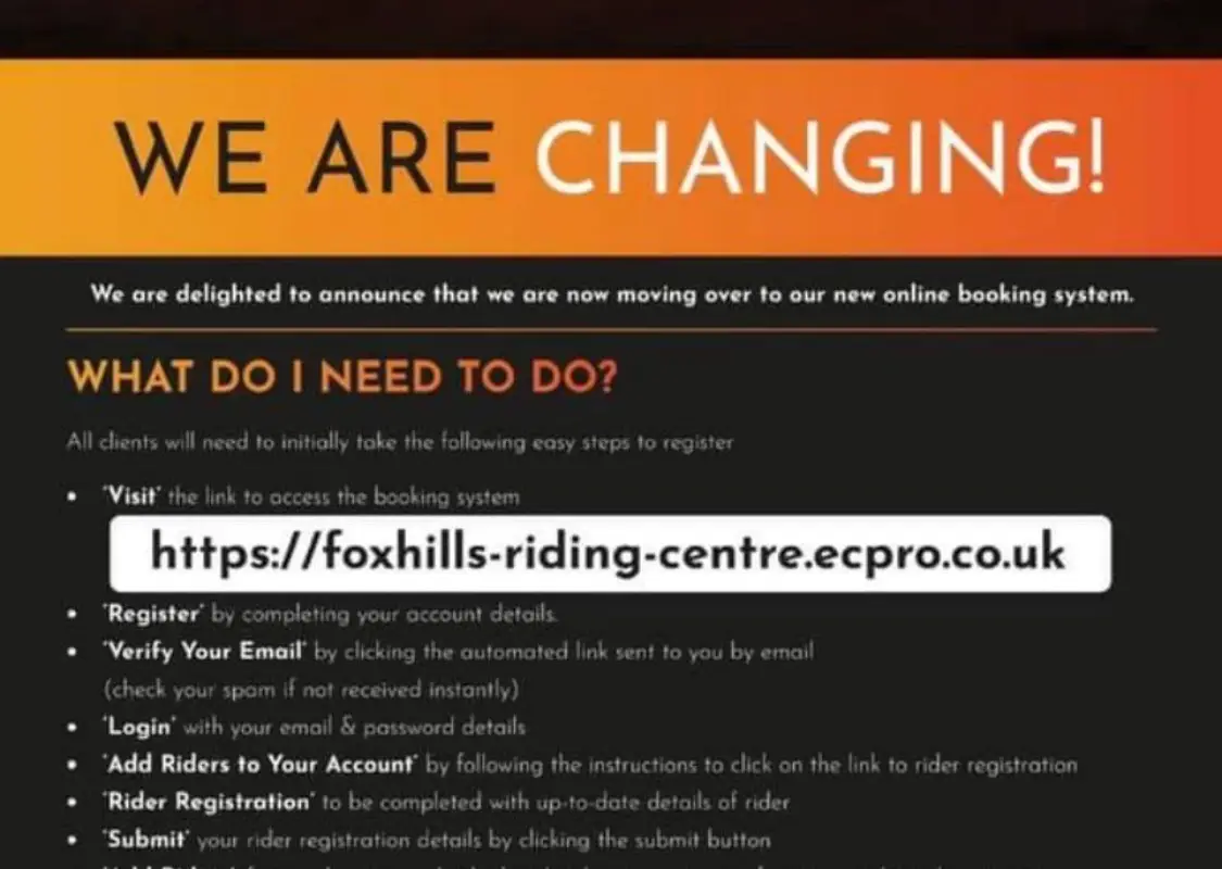 Foxhills Riding centre