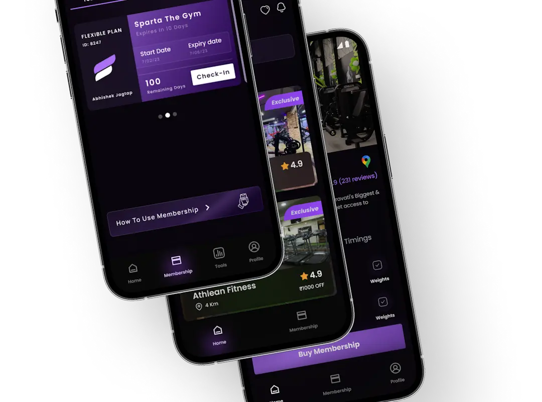 Fitverse Gym memberships app
