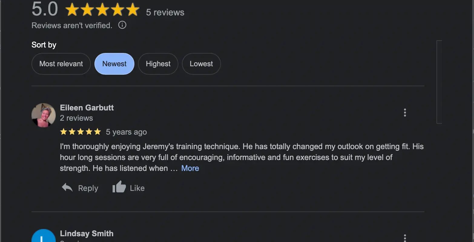 Jeremy Bonnet Personal Training