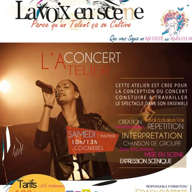 LA VOIX EN SCÈNE - Formation Coaching Vocal, Scène, Studio
