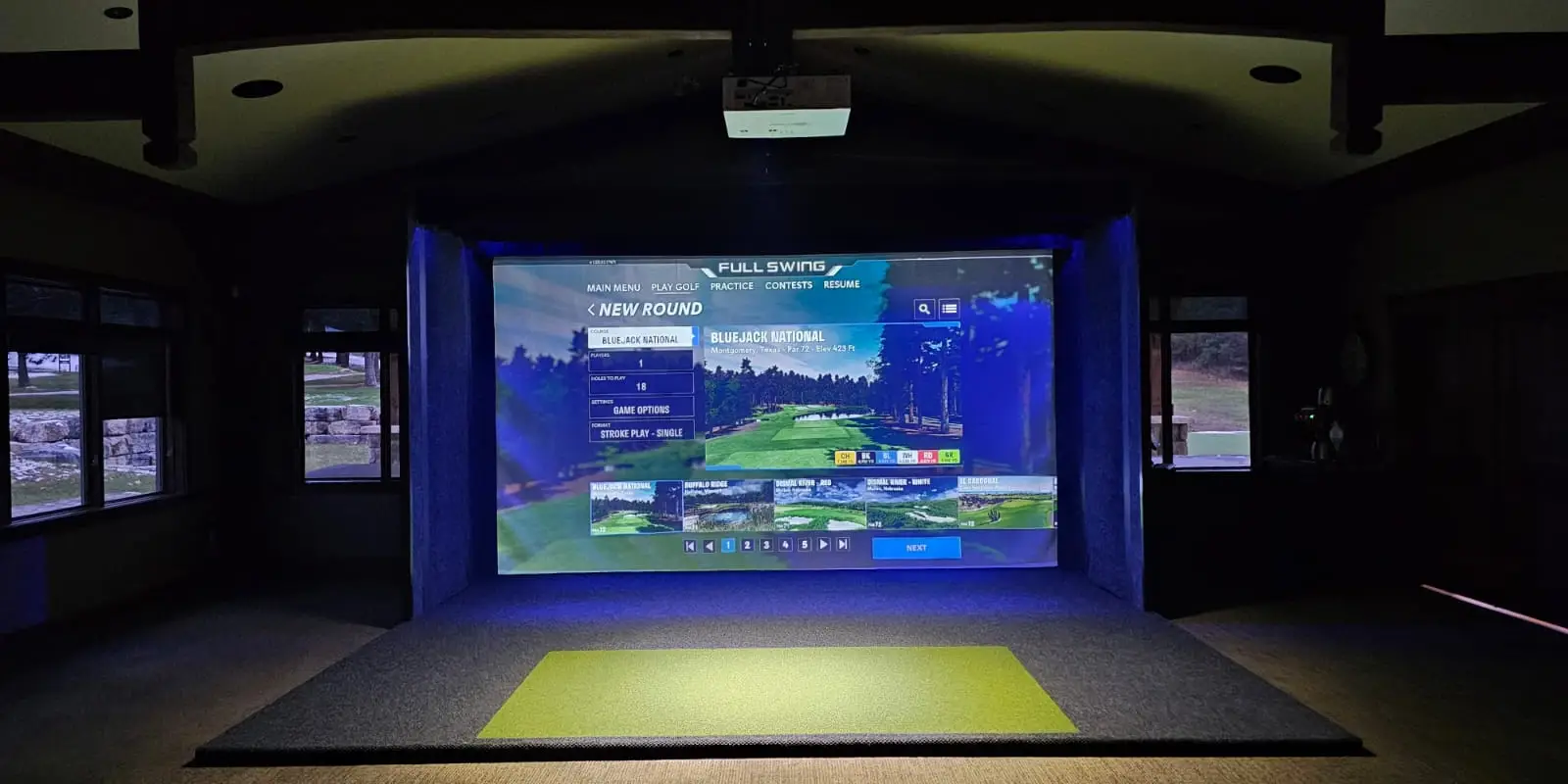 Scrambles Restaurant, Golf Simulator, Bar & Lounge