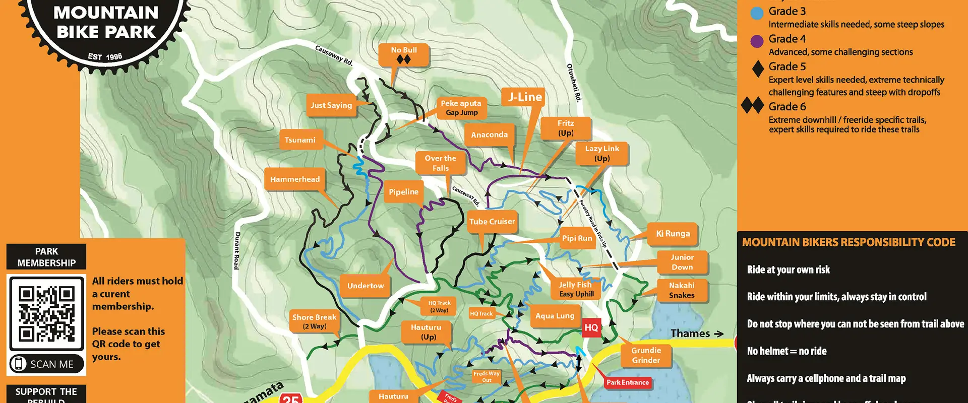 Whangamata Ridges MTB Park
