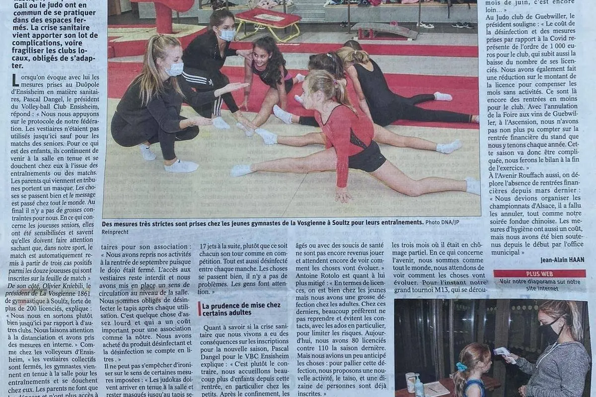 Salle Spécialisée de Gymnastique La Vosgienne 1861