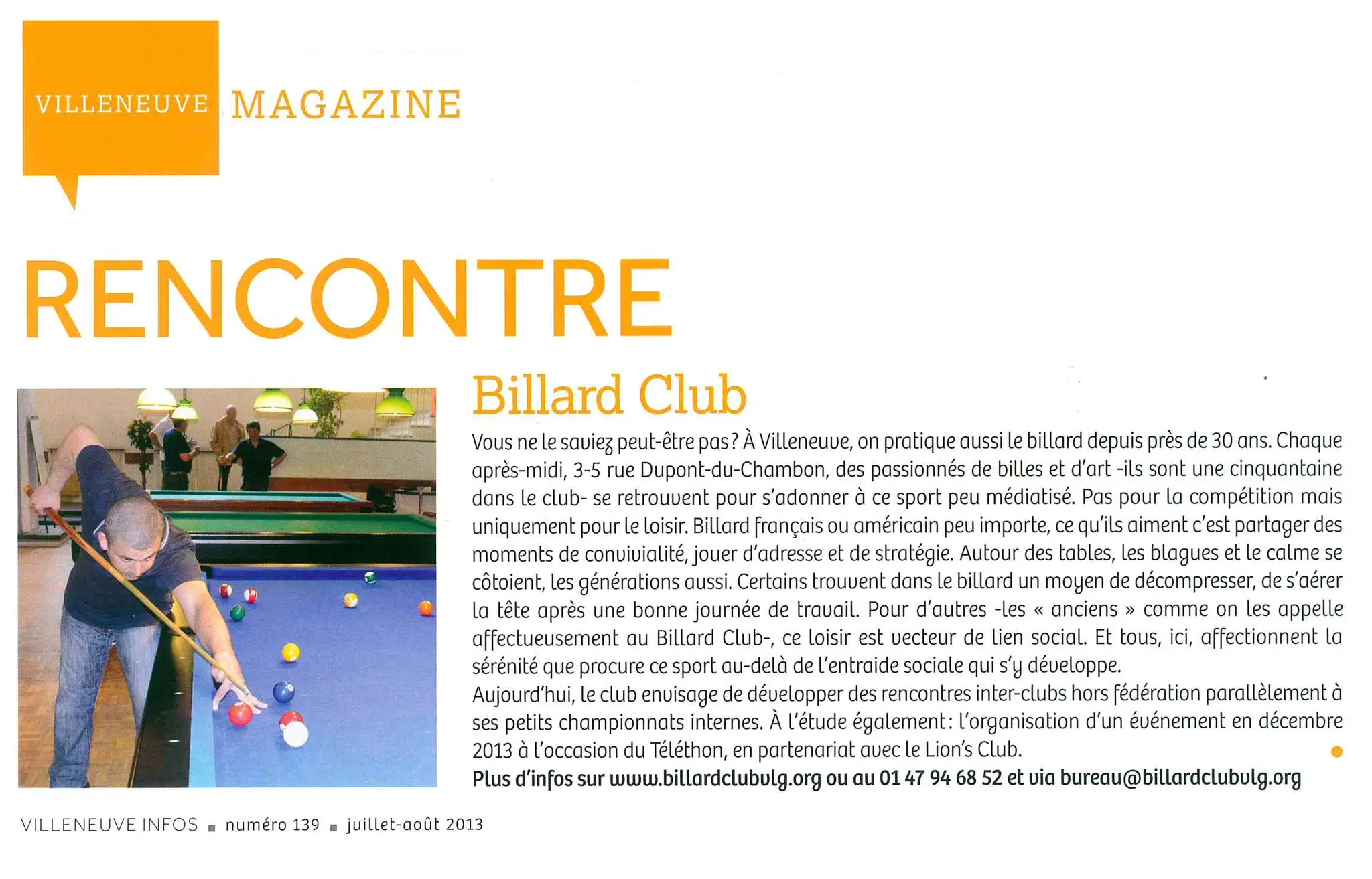Billard Club VIG
