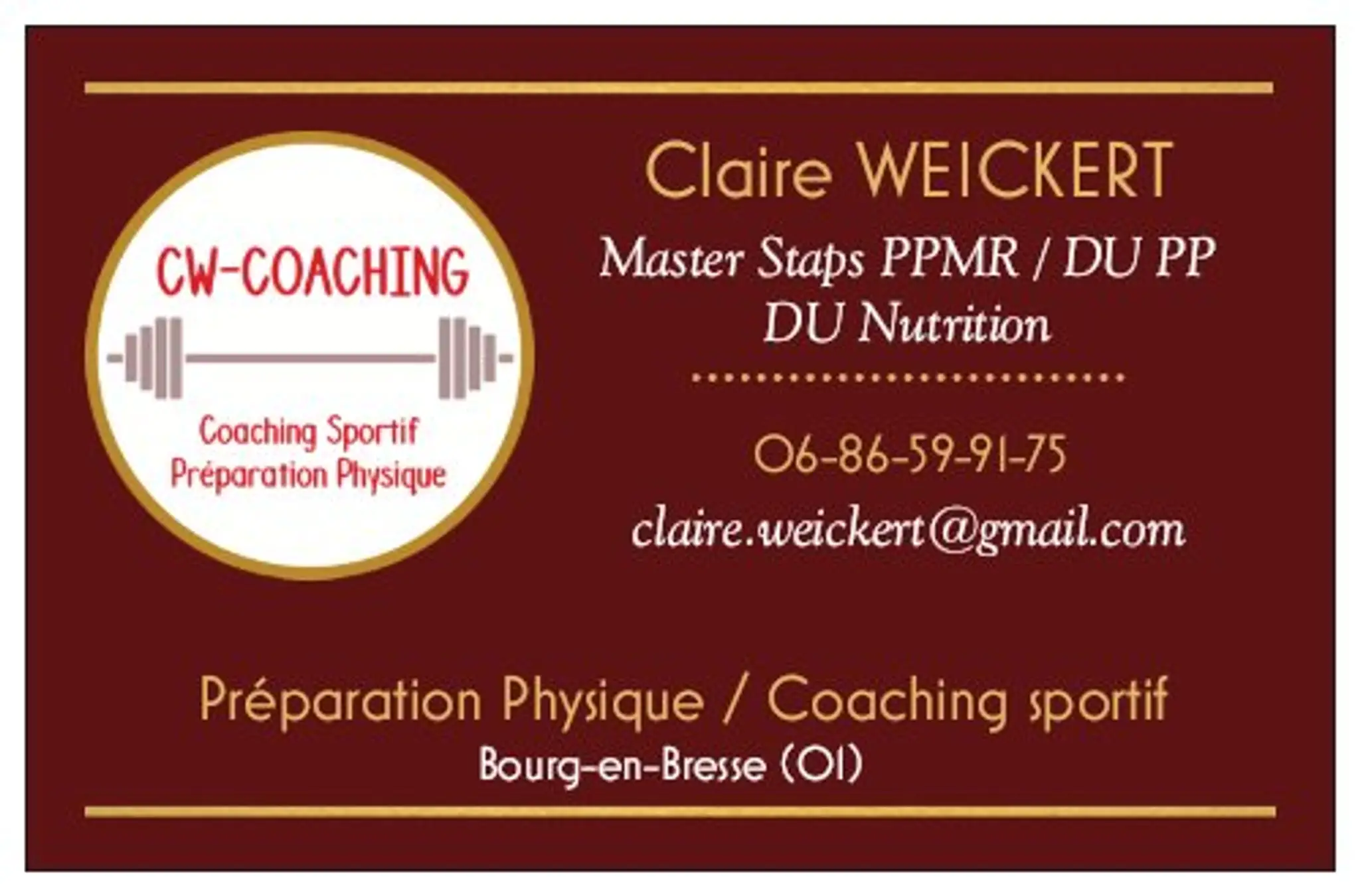 CW-Coaching sportif - Préparation physique